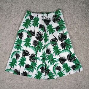 Palm Tree Tropical Skirt Handmade Women's Size Small Y2K Style